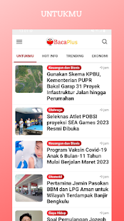 BACA Plus - Berita & Hiburan Screenshot