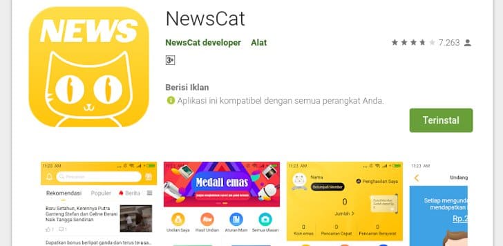 Aplikasi Penghasil Saldo DANA - News Cat